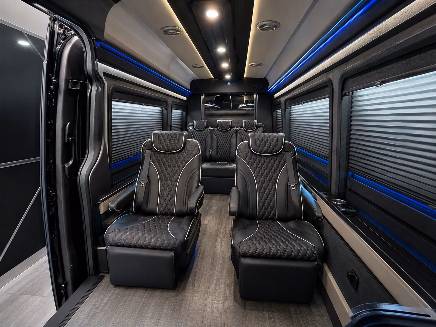 corporate group travel and employee airport shuttles in orange