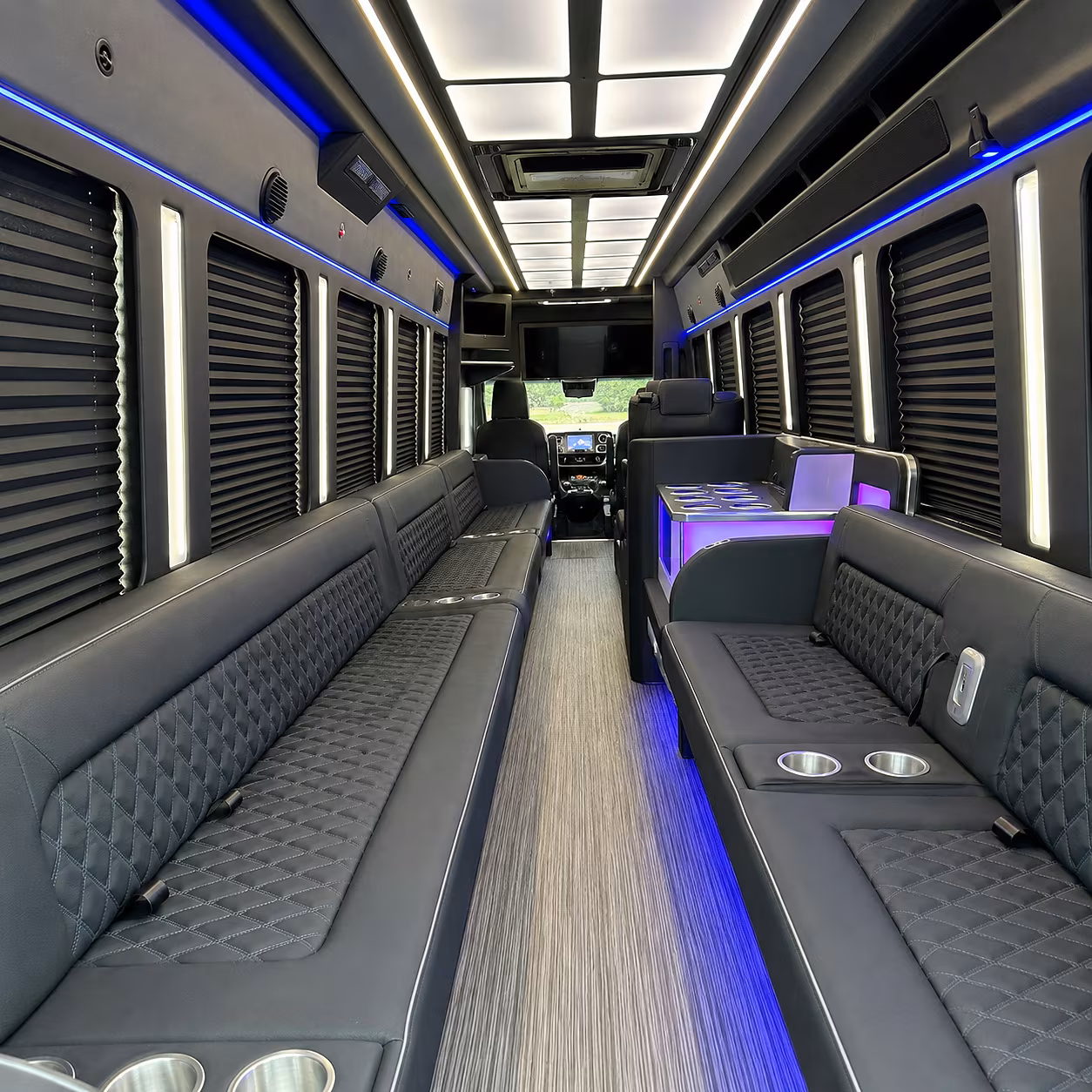 orange bachelor bachelorette party bus rental