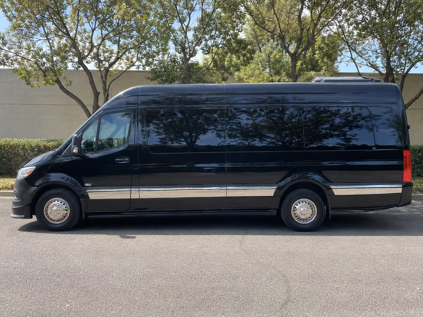 orange corporate event transportation onboard seating