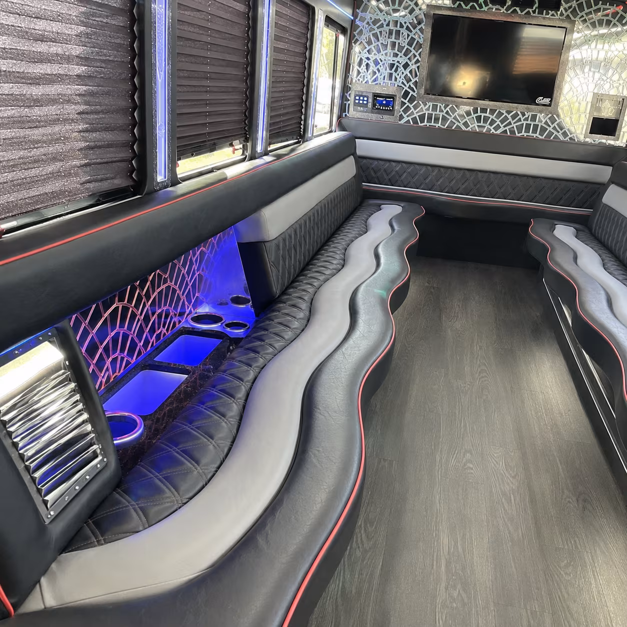 orange night out party bus rental
