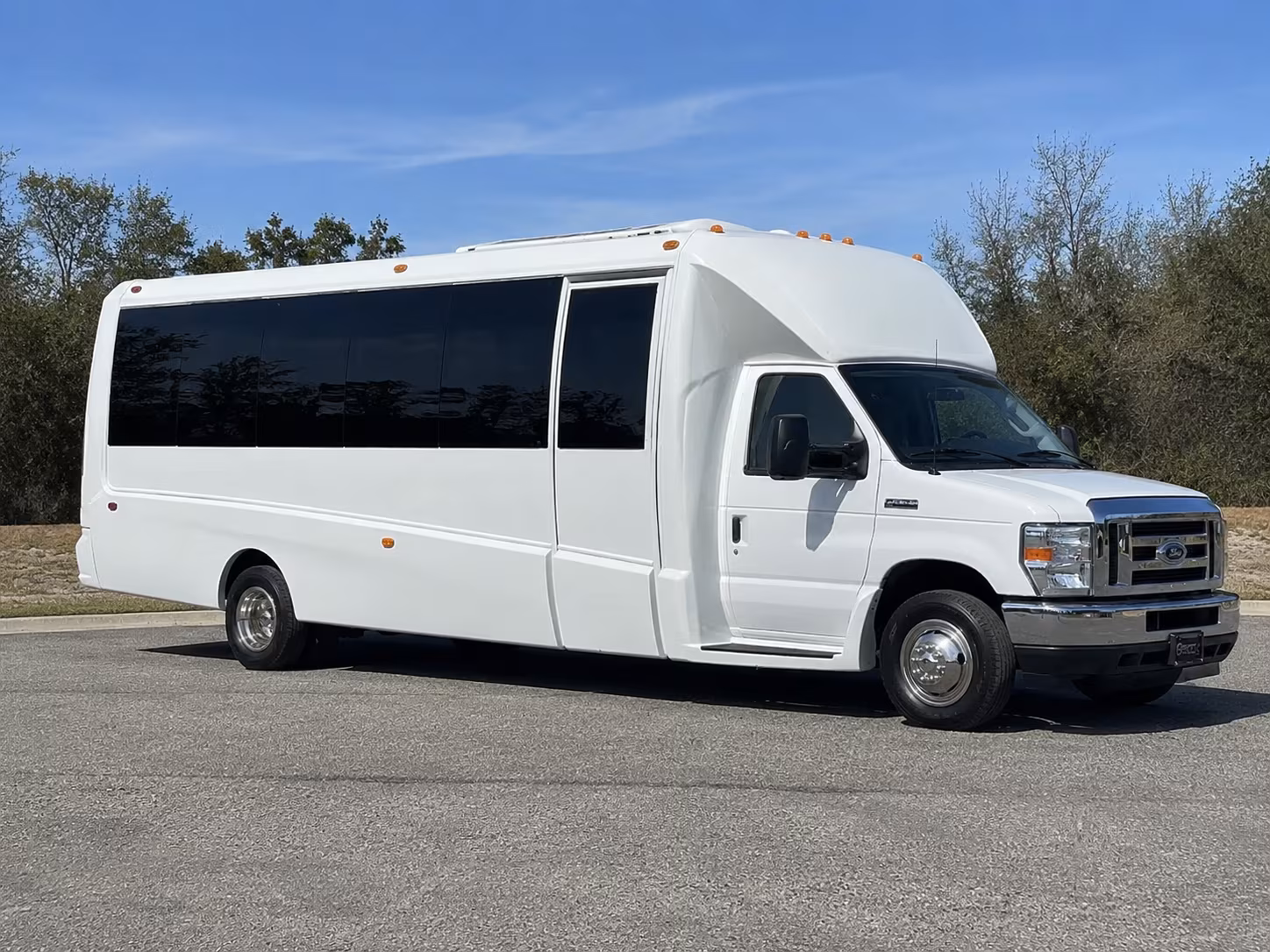 orange party bus booking step 1