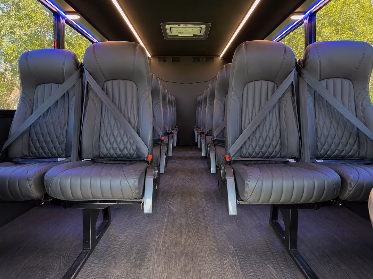 orange wine tour brewery transportation onboard seating