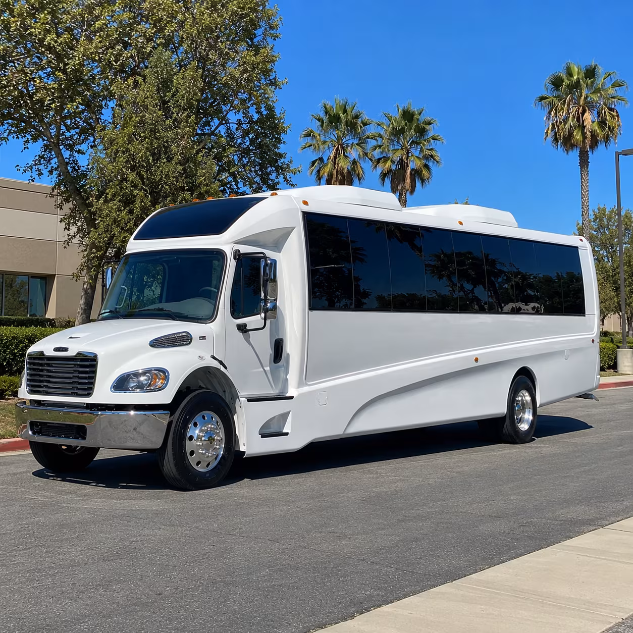weekly worship shuttle buses for orange congregations